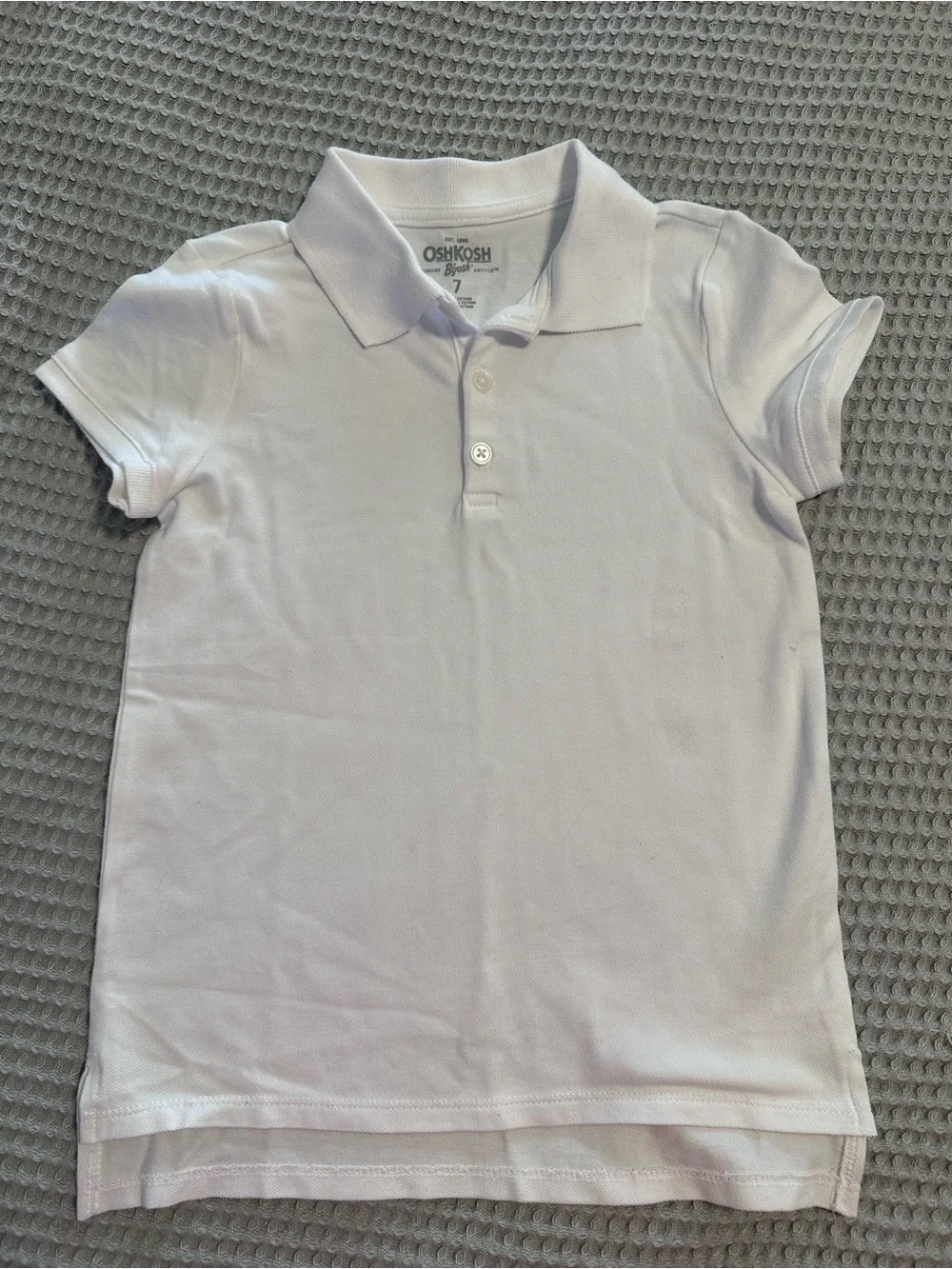 OshKosh B'gosh White Polo Shirt